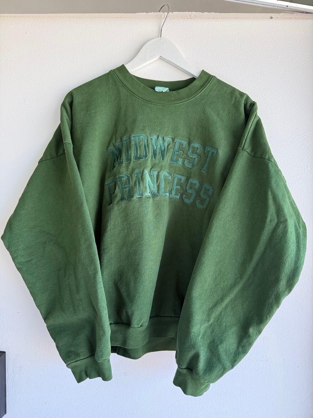Chappell Roan Midwest Princess Collegiate Crewneck Sweatshirt Large Sold Out